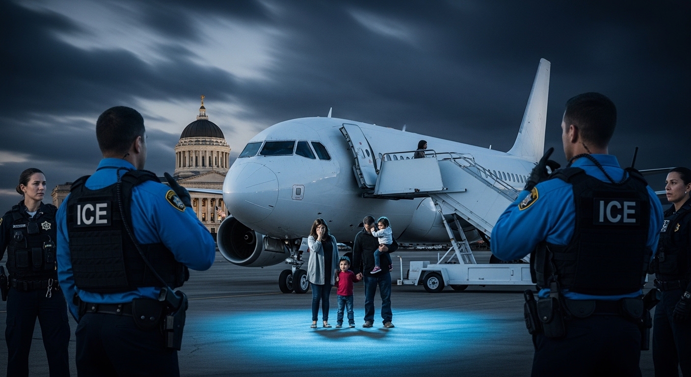 ICE Deportation Plane Defies Court Order 2026: El Gamal Family Case