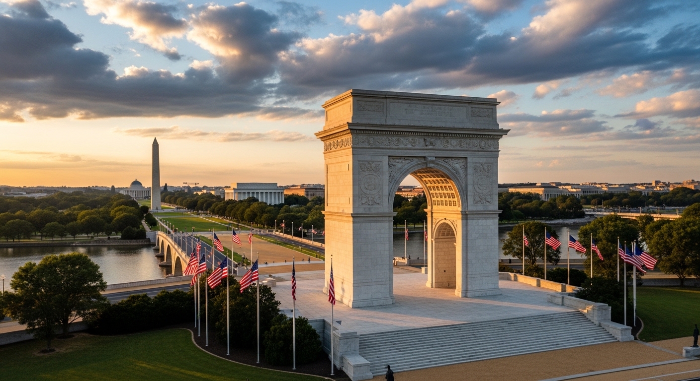 US Politics 2026: Swalwell Scandal and Trump’s DC Arch Plan Explained